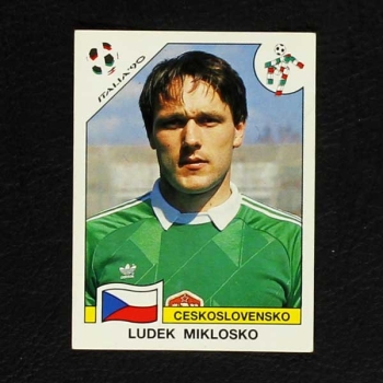 Italia 90 Nr. 078 Panini Sticker Ludek Miklosko