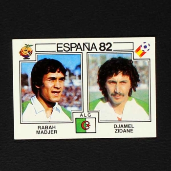 Espana 82 Nr. 108 Panini Sticker Madjer / Zidane