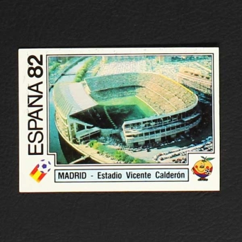 Espana 82 Nr. 012 Panini Sticker Madrid Vicente Stadion