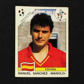 Italia 90 Nr. 359 Panini Sticker Manuel Sanchez