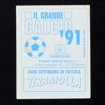 Diego Maradona Vallardi Sticker No. 353 - Il Grande Calcio 91