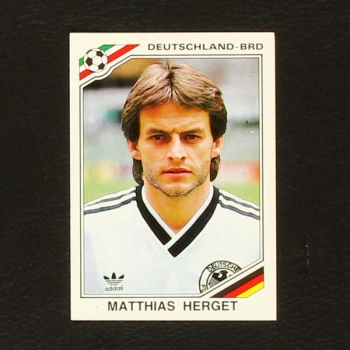 Mexico 86 No. 296 Panini sticker Matthias Herget
