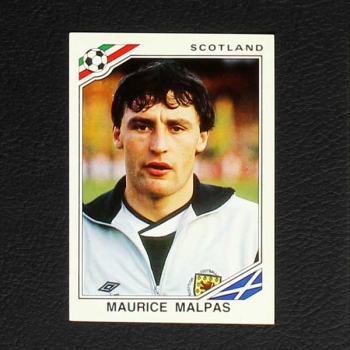 Mexico 86 Nr. 334 Panini Sticker Maurice Malpas