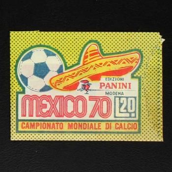 Mexico 70 Panini sticker bag Variant with flap L.20