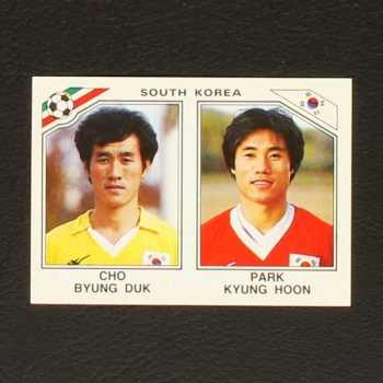 Mexico 86 No. 092 Panini sticker Duk - Hoon