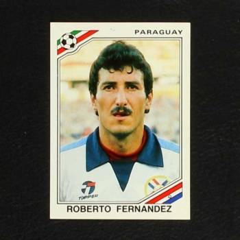 Mexico 86 Nr. 148 Panini Sticker Roberto Fernandez