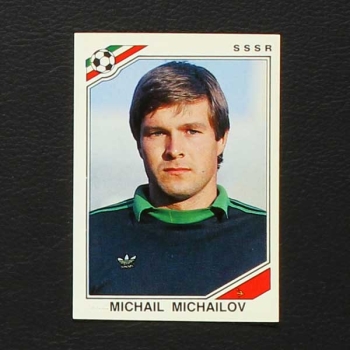 Mexico 86 No. 199 Panini sticker Michail Michailov