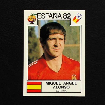 Espana 82 Panini Sticker Miguel Angel Alonso