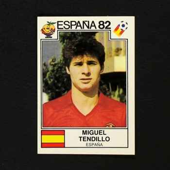 Espana 82 No. 298 Panini sticker Miguel Tendillo