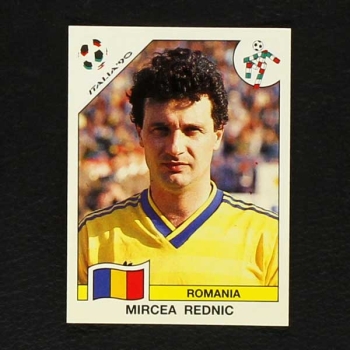 Italia 90 Nr. 158 Panini Sticker Mircea Rednic