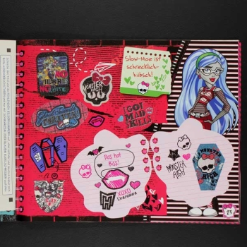 Monster High we are Panini sticker album complete