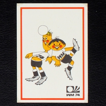 Tip und Tap Sticker Nr. 65 Panini - München 74