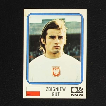 München 74 Nr. 342 Panini Sticker Zbigniew Gut