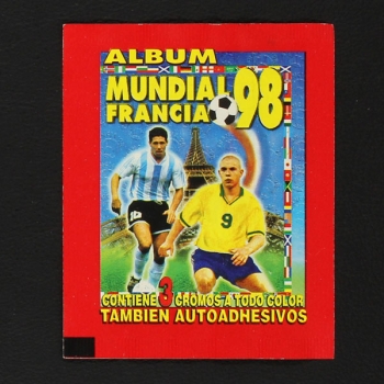 Mundial Francia 98 Navarrete Sticker Tüte