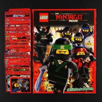 The Ninja Movie Lego Blue Ocean  Sticker Album komplett ungeklebt
