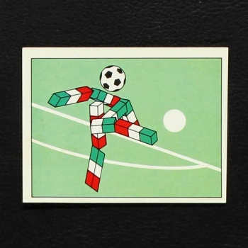 Italia 90 Nr. 035 Panini Sticker Maskottchen