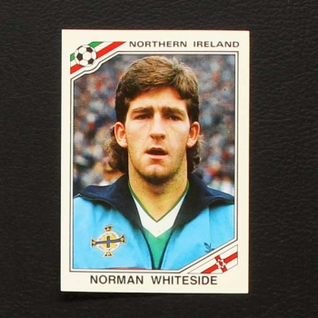 Mexico 86 No. 290 Panini sticker Norman Whiteside