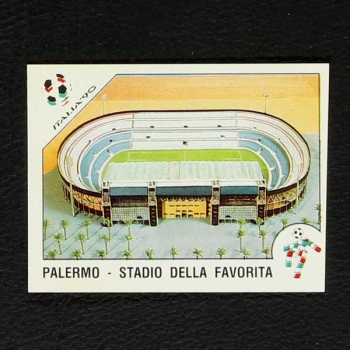 Italia 90 Nr. 037 Panini Sticker Palermo - Stadio Della Favorita
