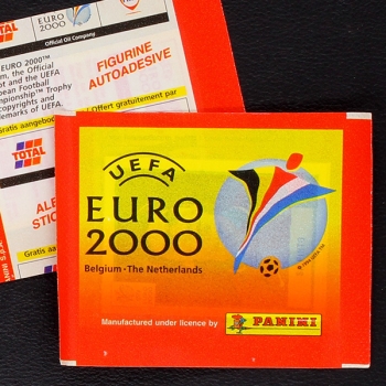 Euro 2000 Panini Sticker Tüte - Total Version