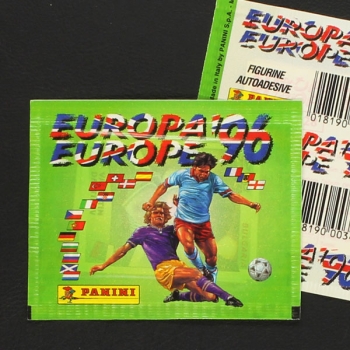 Euro 96 Panini Sticker Tüte - Hochformat Version