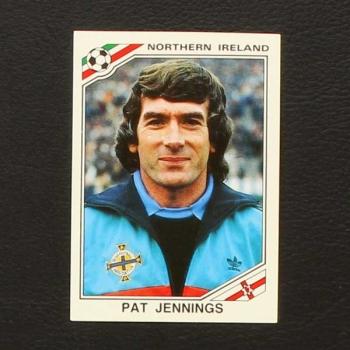 Mexico 86 Nr. 276 Panini Sticker Pat Jennings