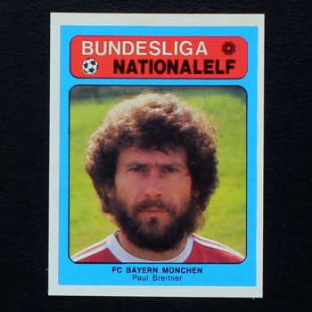 Paul Breitner Americana Card No. 36 - Bundesliga Nationalelf 1978