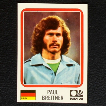 Paul Breitner Sticker No. 88 Panini - München 74