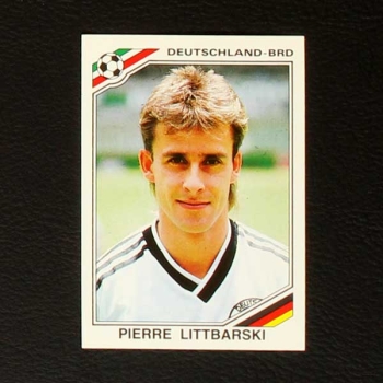 Mexico 86 Nr. 305 Panini Sticker Pierre Litbarski