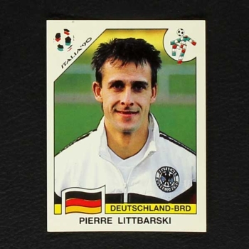 Italia 90 Nr. 263 Panini Sticker Pierre Littbarski