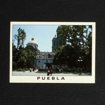 Mexico 86 No. 030 Panini sticker Puebla