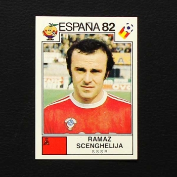 Espana 82 No. 397 Panini sticker Ramaz Scenghelija