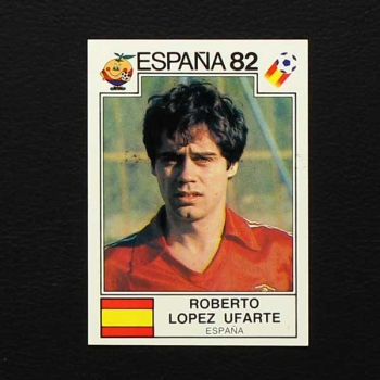Espana 82 No. 309 Panini sticker Roberto Lopez Ufarte