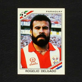 Mexico 86 Nr. 152 Panini Sticker Rogelio Delgado