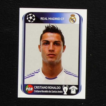 Cristiano Ronaldo Panini Sticker Serie Champions League 2010