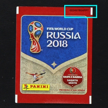 Russia 2018 Panini sticker bag portuguese gratis variant