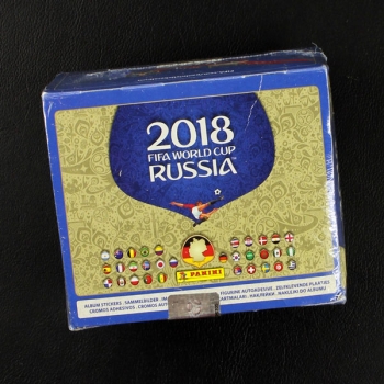 Russia 2018 Panini Sticker Box Deutsche Variante