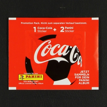 Russia 2018 Coca Cola Panini Sticker Tüte