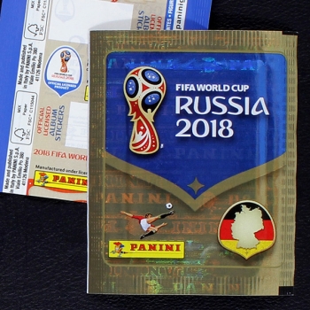 Russia 2018 Panini Sticker Tüte Deutsche Variante ohne Barcode