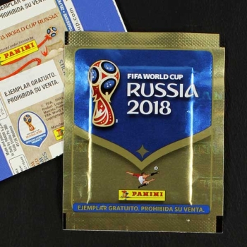 Russia 2018 Panini sticker bag Spain gratis variant