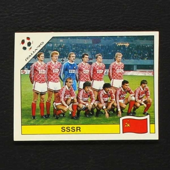 Italia 90 No. 136 Panini sticker SSSR team