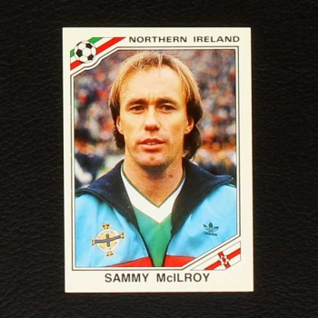 Mexico 86 No. 284 Panini sticker Sammy McILroy