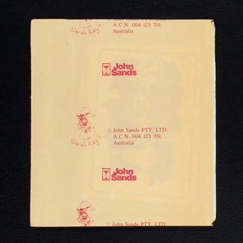 Sarah Kay 1980 Panini Sticker Tüte John Sands Variante