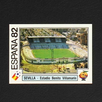 Espana 82 Nr. 016 Panini Sticker Sevilla Benito Villamarin Stadion