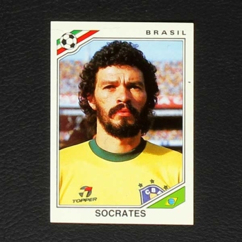 Mexico 86 No. 249 Panini sticker Socrates