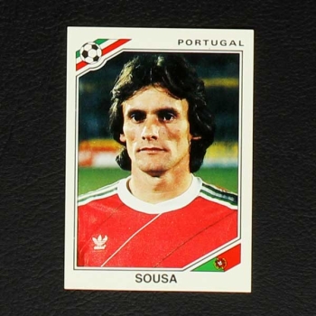 Mexico 86 No. 392 Panini sticker Sousa