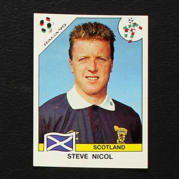 Italia 90 No. 221 Panini sticker Steve Nicol