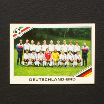 Mexico 86 No. 293 Panini sticker Team Deutschland BRD