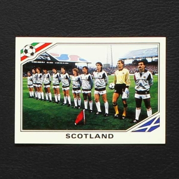 Mexico 86 No. 329 Panini sticker Team Scotland