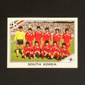 Mexico 86 No. 091 Panini sticker Team South Korea