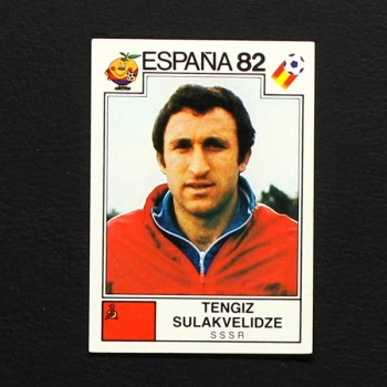 Espana 82 No. 385 Panini sticker Tengiz Sulakvelidze